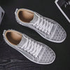Studded Red Sole Versatile Lace-Up Low-Top Sneakers